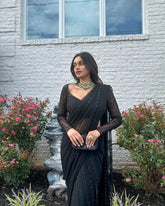 Captivating Bollywood Style Sequence Silk Saree